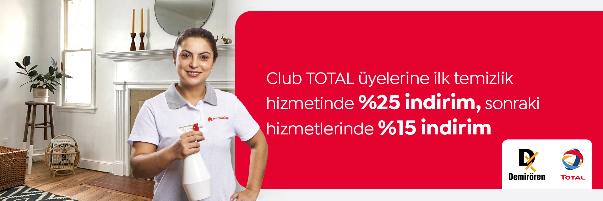 Ayrıcalıklı Ev Temizliğiniz Mutlubiev�den!
